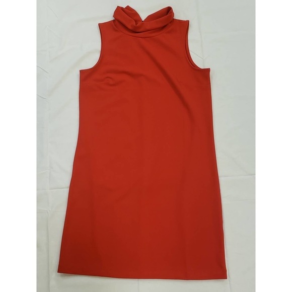 Banana Republic Dresses & Skirts - Banana Republic Med Red sleeveless mock neck dress